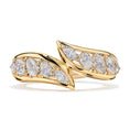 Bild in Galerie-Betrachter laden, D Flawless Diamond Ring set in 18K Yellow Gold