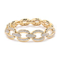 Load image into Gallery viewer, D Flawless Diamond Bracelet set in 18K Yellow Gold