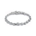 Load image into Gallery viewer, D Flawless Diamond Bracelet set in 18K White Gold