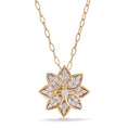 Bild in Galerie-Betrachter laden, D Flawless Diamond Necklace set in 18K Yellow Gold