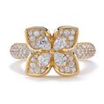 Bild in Galerie-Betrachter laden, D Flawless Diamond Ring set in 18K Yellow Gold