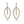 Laden Sie das Bild in den Galerie-Viewer, D Flawless Diamond Earrings set in 18K Gold
