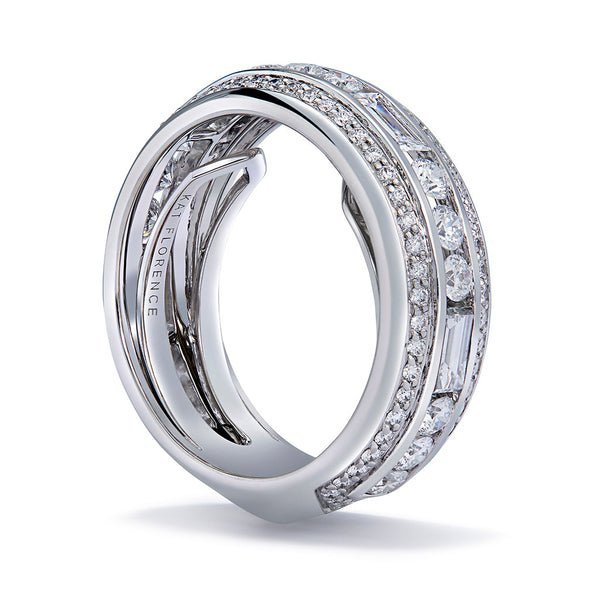 The Channel D Flawless Diamond Ring set in 18K Gold