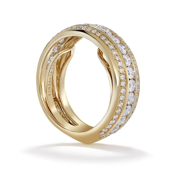 The Channel D Flawless Diamond Ring set in 18K Gold