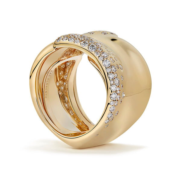 Stardust D Flawless Diamond Ring set in 18K Gold