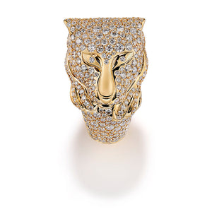 D Flawless Diamond Ring set in 18K White Gold