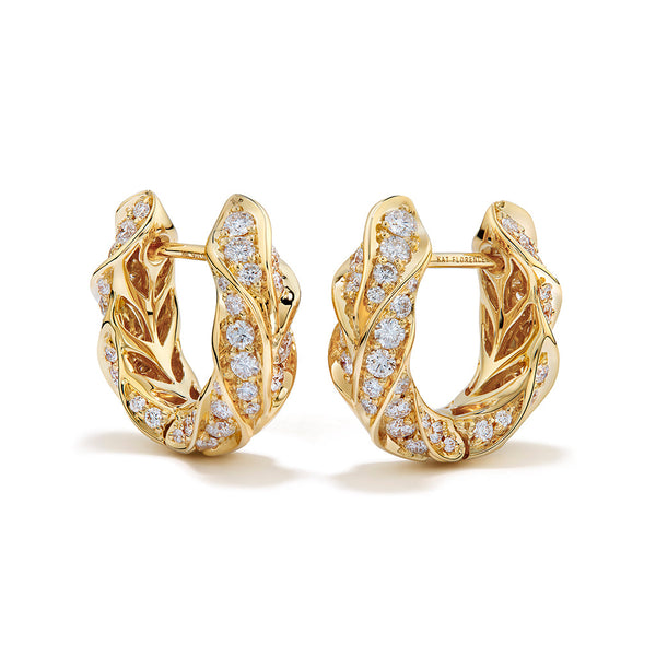 D Flawless Diamond Earrings set in Platinum