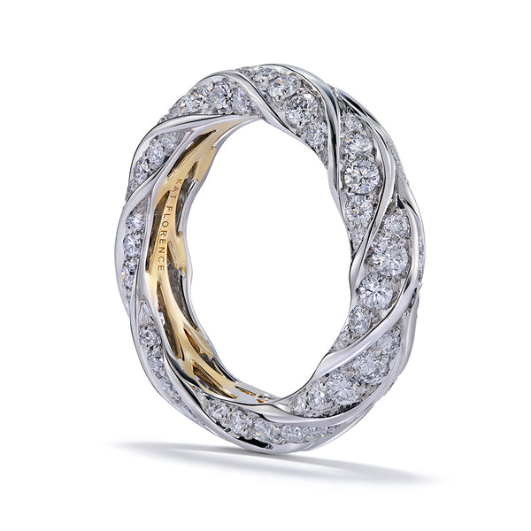 D Flawless Diamond Ring set in Platinum