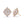 Load image into Gallery viewer, Marquise Blossom D Flawless Diamond Earrings set in 18K Gold
