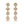Laden Sie das Bild in den Galerie-Viewer, D Flawless Diamond Earrings set in 18K Yellow Gold
