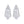 Laden Sie das Bild in den Galerie-Viewer, D Flawless Diamond Earrings set in 18K White Gold
